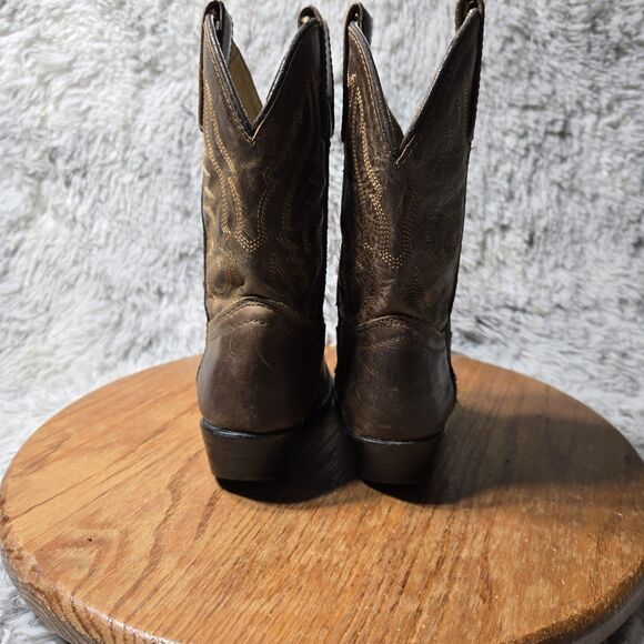 Smoky Mountain Boots Kids 10.5 D Denver Boys Pull On Brown Western Cowboy 3034 - Picture 4 of 9